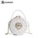 2021 Summer Female Women Messenger Bag Korean Edition Fashion Small Round Bag Mini Bag Circular Shoulder Bag