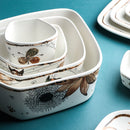 Cute Cartoon Cat Ceramic Tableware Household Soup Noodle Bowls Fruit Steak Food Plate Dishes Creative Porcelain Dinnerware