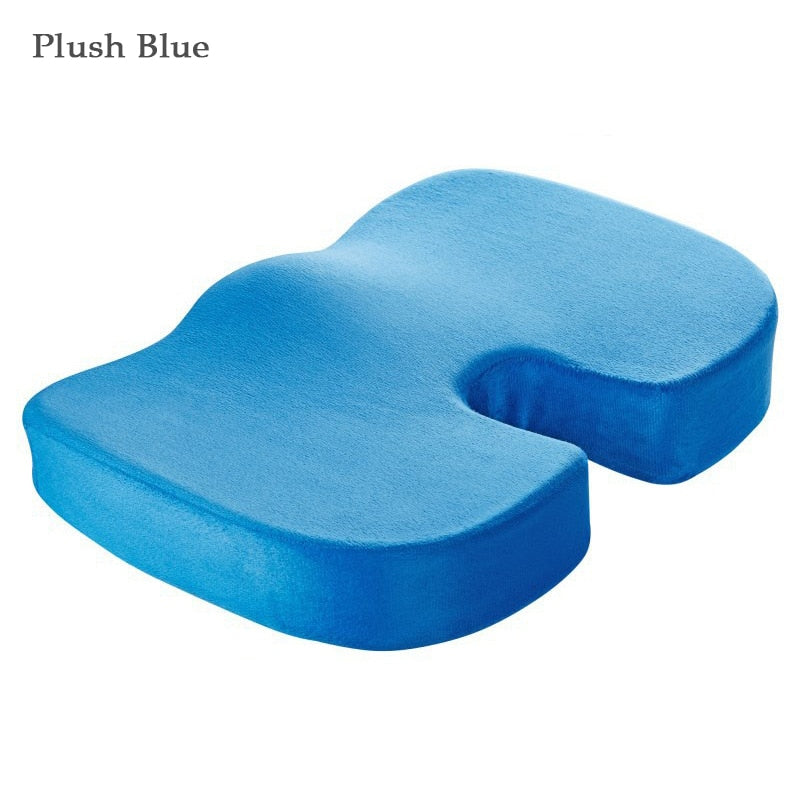 Orthopädie Hämorrhoiden Sitzkissen Memory Foam Auto Rebound Kissen Bürostuhl Lordosenstütze Schmerzlinderung Atmungsaktives Kissen