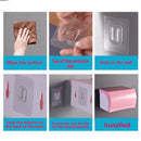 Double-sided Self Adhesive Wall Hooks for Kitchen Bathroom Socket Holder Wall Mounted Rack Organizer Storage Holder Tools