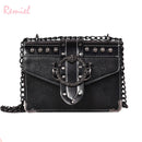 European Fashion Female Square Bag 2020 New Quality PU Leather Women&