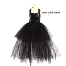 Fancy Peacock Feather Girl Pageant Tutu Dress with Wing Kids Deluxe Peacock Tutu Costume Dress Evening Party Halloween Clothes