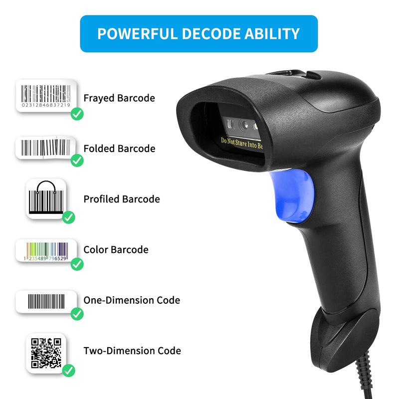 NETUM L8 Wireless 2D Barcode Scanner und L5 Wired 1D/2D QR Barcode Reader PDF417 für Inventory POS Terminal