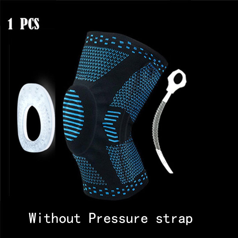 1PCS Knee Pads Compression Fitness Kneepad Running Basketball Knee Support Sports Brace Sleeve Volleyball Patella Protect Guard