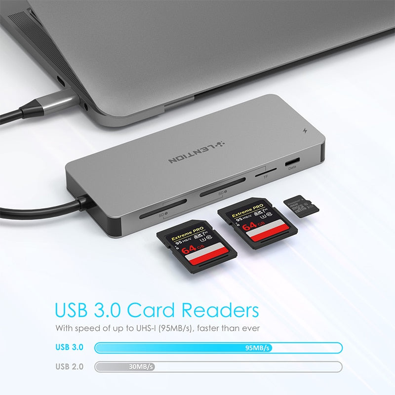 USB HUB to Multi USB 3.0 HDMI Adapter Dock for M1 MacBook Pro Air 13.3 Accessories USB-C Type C SD TF Splitter 11 Port USB C HUB