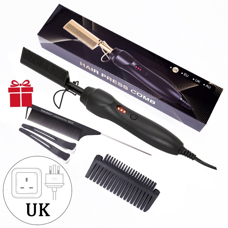 Alileader Cheaper Flat Iron Hair Straightener Electronic Hot Comb Hair Straightening Irons Ceramic Salon Hair Straightner