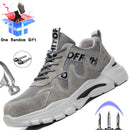 New Work Boots Safety Steel Toe Shoes Men Work Sneakers Puncture Proof Boots Safety Shoes Men Industrial Shoes Security Boots