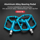 ROCKBROS MTB Cycling Ultralight Pedal Bike Bicycle Sealed DU Bearing Pedals Aluminum Alloy CRMO Non-slip Cleat Bike Part Pedals