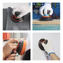 FivePears Lijadora orbital neumática Amoladora de aire, 125 mm / 150 mm Máquina de pulido / rectificado excéntrica al vacío Herramientas neumáticas