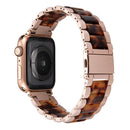 Correa de reloj de resina de acero inoxidable para apple watch 5 band 44mm iwatch 42mm Series 5 4 3 2 accesorios de muñeca loop 40m pulsera