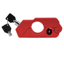 Bloqueo del manillar de la motocicleta Manija del freno del manillar Bloqueo sólido Imitación Robo Bloqueo Barra de tracción ATV Dirt Street Bikes Antirrobo