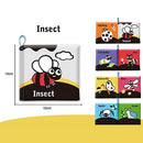 Baby Rattles Mobiles Toy Soft Animal Cloth Book Newborn Stroller Hanging Toy Bebe Early Learning Educate Baby Toys 0 12 Months