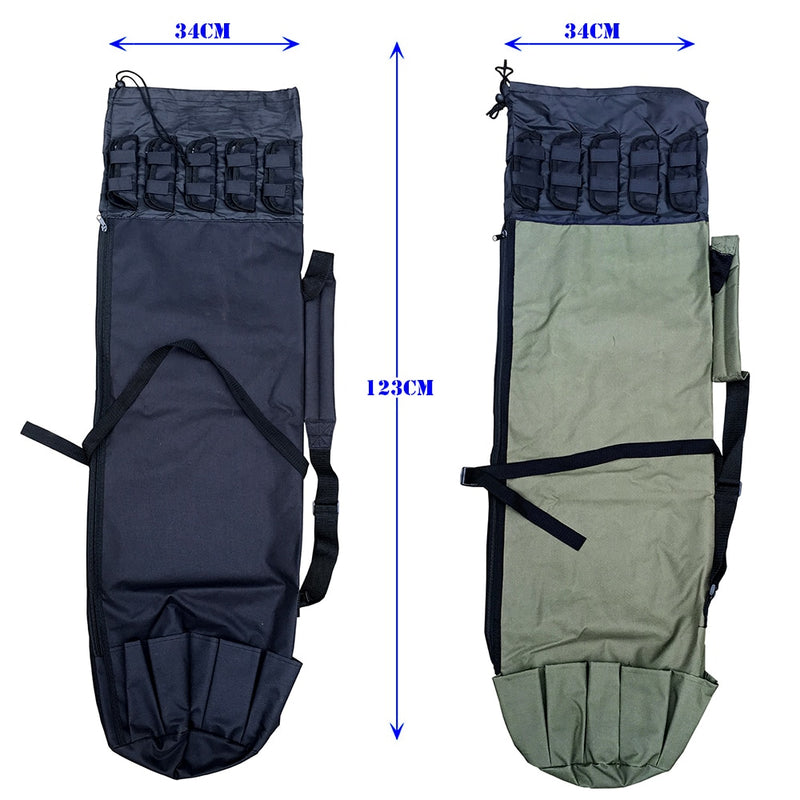 GHOTDA Fishing Bag Portable Multifunction Nylon Fishing Bags Fishing Rod Bag Case Fishing Tackle Tools Storage Bag