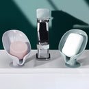 Leaf Shape Soap Dish Bathroom Soap Holder Drain Punch-Free Soap Box Bathroom Storage Tray Sponge Holder Kitchen Accessories