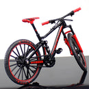 1:10 Mini Diecast Alloy Bicycle Model Metal Racing Finger Mountain bike Pocket portable simulation Collection Toys for children