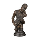 ArtsHom AH-056 estatua de música de bronce escultura accesorios para el hogar hombre Paly saxofón estatua escultura decorativa para el hogar