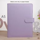 MINKYS Macaroon Color A6/A5 PU cuero DIY Binder Notebook Cover diario Agenda planificador Bullet Cover papelería escolar