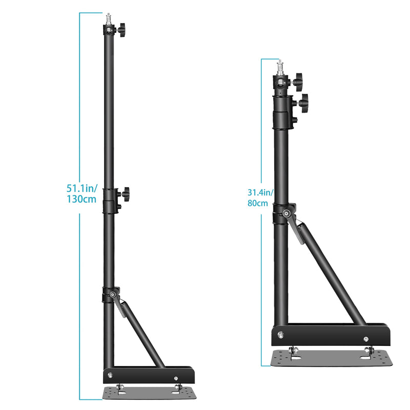 Neewer Triangle Wall Mounting Boom Arm for Photography Studio Video Strobe Lights Monolights Softboxes Umbrellas Reflectors