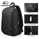 Kingsons Upgraded Waterproof Single Shoulder Laptop Backpack for Men Daily Using for teenagers Laptop Travel Business