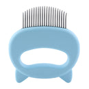 Pet Massage Brush Shell Shaped Handle Pet Grooming Massage Tool To Remove Loose Hairs Only For Cats Pet Supplies