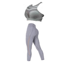 SVOKOR, conjunto de Yoga geométrico, traje deportivo transpirable para Fitness, Sujetador deportivo, mallas de gimnasio de cintura alta para mujer, pantalones de entrenamiento, ropa deportiva