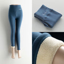 GCAROL Women Thick Fleece Legging High Waist Letters Legging Pants Stretch Winter Seamless Fitness Can Be Worn Below Zero