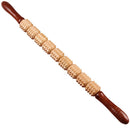 Meridian yoga stick body massager stomach back waist neck leg massage stick wooden roller massage hammer