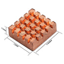 8pcs/Pack Copper RHS-03 Ram Heatsink For DDR DDR2 DDR3 Heat Sink Radiator
