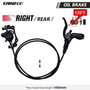 TANKE MTB Bike oil disc brake 160mm rotor Caliper hydraulic calliperplate Front Rear handle A B-pillar CNC bicycle parts cycling