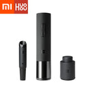Xiaomi Mijia Automatischer Rotwein Flaschenöffner Elektrischer Weinöffner Kappenstopper Schnelles Dekanter Set Korkenzieher Folienschneider Korken heraus