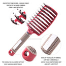 Huiyun Hot Hair Brush Boar Bristle Scalp Massager Comb Nylon Women Wet Curly Tangle Brushes Salon Detagling Hairdressing Styling