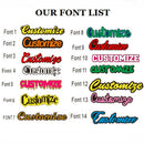 Customizable Customize name heart Bamboo Hoop Earrings For Women Jewelry  Statement custom plate Earrings Accessories Hot Sale