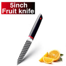 Kitchen Knives 1-9pcs Chef Knives 7CR17 440C High Carbon Stainless Steel Damascus Drawing Gyuto Cleaver Set Slicer Santoku Knife