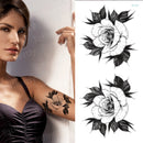 temporary armband tattoos waterproof temporary tattoo sticker flower lotus tattoo sleeve women wrist arm sleeves tatoo fake girl