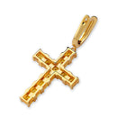 TOPGRILLZ Micro Paved Cross Full Bling Iced Out Earring Cubic Zircon Gold Silver Color Charm Stud Earrings Hip Hop Jewelry