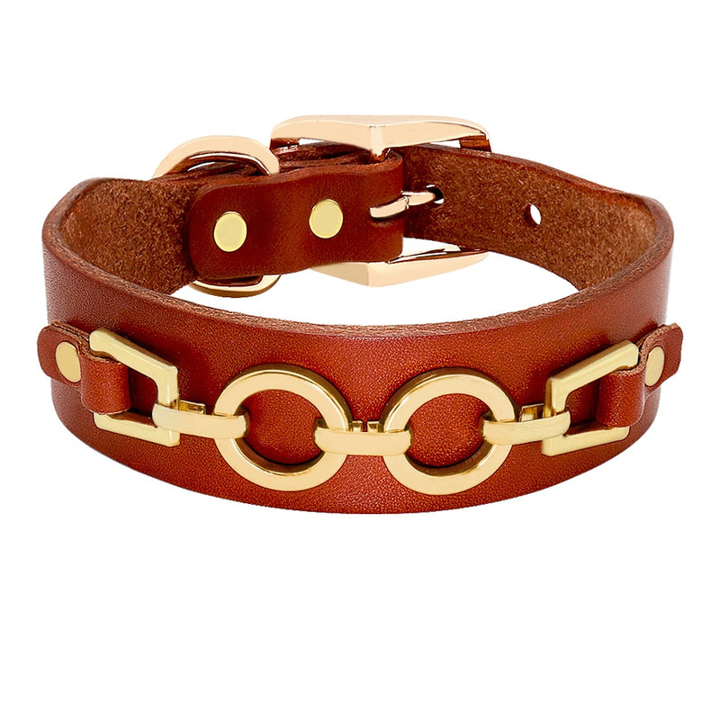 Leather Dog Collar Durable Real Leather Dogs Collars Bling Rhinestone Cool Metal Dog Accessories for Small Medium Dogs