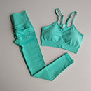 2 Piece Workout Clothes For Women Seamless Leggings Sports Bra Woman Running Sports Wear Gym Clothing Athletic Yoga Set