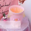 Creative Pink Waste Bin Anime Card Captor Sakura Plastic Trash Can Kawaii Cartoon Home Office Desktop Garbage Storage Basket New