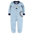 Baby Body Cat Romper Baby Boys Girls Printed Autumn Winter Romper Long Sleeved One-Piece Pajamas