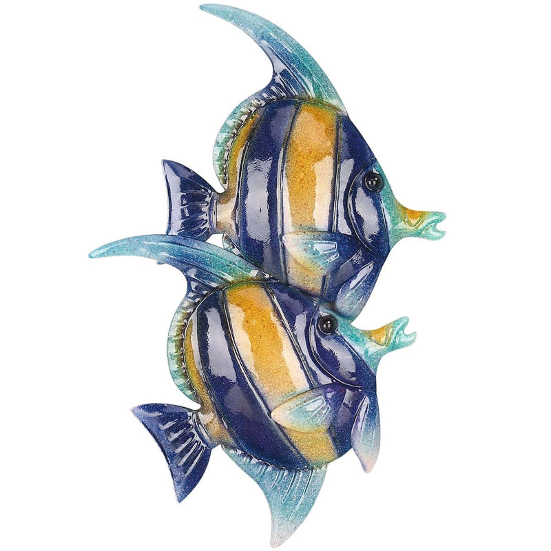 Tropical Fish Wall Hanging Wall Decor Creative Ornament Craft  Wall Art Marine Life wall stickers for kids rooms decorative