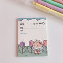 MINKYS Kawaii 50 Sheets Memo Pads Note Paper To Do List Check List Daily Planner Notepad Paperlaria Korean School Stationery