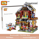 LOZ Mini Block Mini Chinatown China Street Chinese Tradition Special Model DIY Assembly Toys for Children Educational Anime