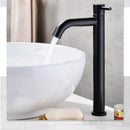 Grifo de lavabo táctil SDSN SUS304 de acero inoxidable, grifo de lavabo de baño frío único con Sensor, grifo de lavabo negro, grifos de Control táctil