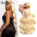 Promqueen 613 Bundle Brazilian Human Hair Weave Bundles Remy Hair 30 32 38 40 pulgadas Long Hair Bundles Body Wave Blonde Bundles