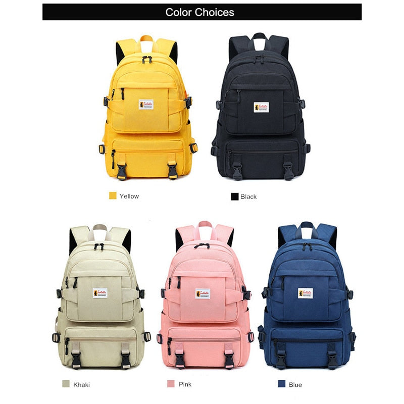 Mode Gelber Rucksack Kinder Schultaschen Für Mädchen Wasserdichter Oxford Großer Schulrucksack Für Jugendliche Jungen Schultasche