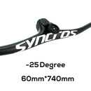 SYNCROS Carbon Fiber Mountain Integrated MTB Handlebar FRASER IC SL -8 -17 -25 Three Specifications with Titanium Screws
