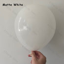 Retro Coffee Matte White Balloons Garland Arch Kit Boho Wedding Decoration Gender Reveal Birthday Baby Shower Decor Accessory