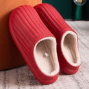 Fashion Women Slippers Winter Warm Fur Slippers Men Women Boys Girls House Shoes Flat Heel Home Indoor Waterproof Female Slipper