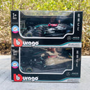 Bburago 1:43 2021 F1 Mercedes-AMG W12 44 # Lewis Hamilton 77 # Valtteri Bottas Fórmula uno Simulación aleación súper juguete modelo de coche