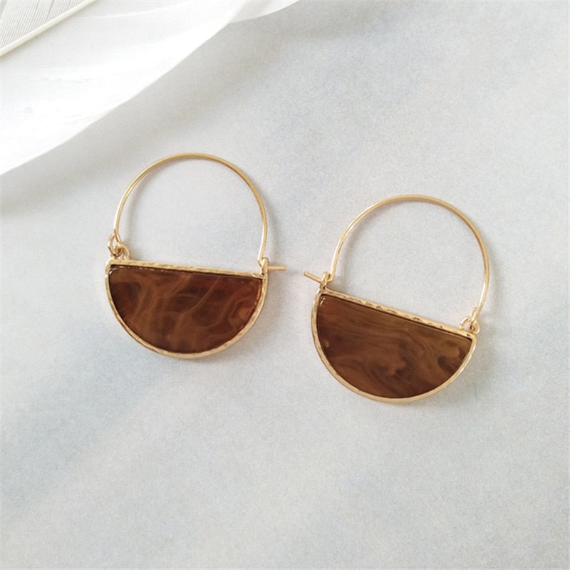 Women Earrings Irregular Geometrical Temperament of Restoring Ancient Ways Round Earrings Earrings Metal Earrings Wholesale 002